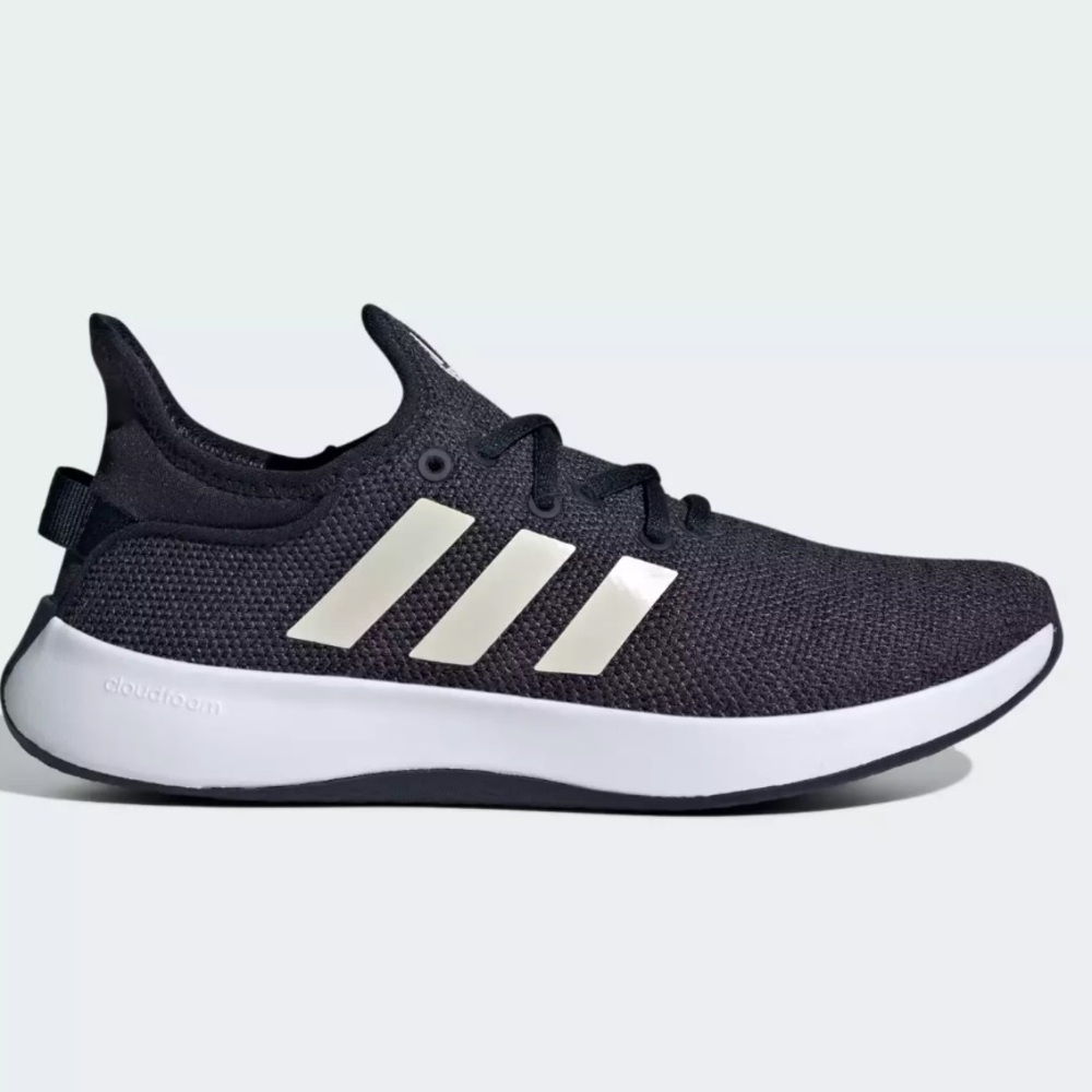 NEW Adidas Cloudfoam Pure SPW Navy/White Shoes Running Sneakers Women's Size 8.5
